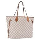 LOUIS VUITTON Damier Azur Neverfull MM Tote Bag N41605 LV Auth 204358-1