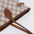 LOUIS VUITTON Damier Azur Neverfull MM Tote Bag N41605 LV Auth 204358-18