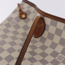 LOUIS VUITTON Damier Azur Neverfull MM Tote Bag N41605 LV Auth 204358-21