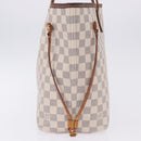 LOUIS VUITTON Damier Azur Neverfull MM Tote Bag N41605 LV Auth 204358-6