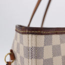 LOUIS VUITTON Damier Azur Neverfull MM Tote Bag N41605 LV Auth 204358-14