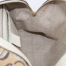 GUCCI Hand Bag Canvas Beige Gold 170009 Auth 204360V-22