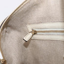 GUCCI Hand Bag Canvas Beige Gold 170009 Auth 204360V-24