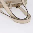 GUCCI Hand Bag Canvas Beige Gold 170009 Auth 204360V-7