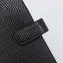 LOUIS VUITTON Epi Agenda MM Day Planner Cover Black R20042 LV Auth 204361-17