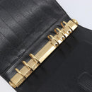 LOUIS VUITTON Epi Agenda MM Day Planner Cover Black R20042 LV Auth 204361-21