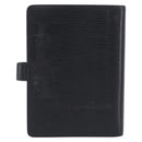 LOUIS VUITTON Epi Agenda MM Day Planner Cover Black R20042 LV Auth 204361-2