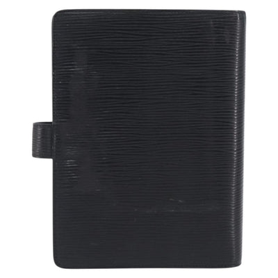 LOUIS VUITTON Epi Agenda MM Day Planner Cover Black R20042 LV Auth 204361 - 0