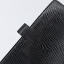 LOUIS VUITTON Epi Agenda MM Day Planner Cover Black R20042 LV Auth 204361-3