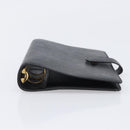 LOUIS VUITTON Epi Agenda MM Day Planner Cover Black R20042 LV Auth 204361-7