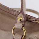 Miu Miu Hand Bag Vitellolux 2way Pink Gold Auth 204364A-10