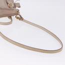 Miu Miu Hand Bag Vitellolux 2way Pink Gold Auth 204364A-9