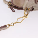 Miu Miu Hand Bag Vitellolux 2way Pink Gold Auth 204364A-20
