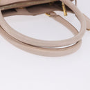 PRADA Galleria Hand Bag Safiano Pink Gold Auth 204365-8