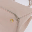 PRADA Galleria Hand Bag Safiano Pink Gold Auth 204365-25