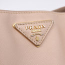 PRADA Galleria Hand Bag Safiano Pink Gold Auth 204365-31