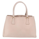 PRADA Galleria Hand Bag Safiano Pink Gold Auth 204365-2
