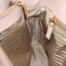 PRADA Galleria Hand Bag Safiano Pink Gold Auth 204365-34