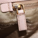 PRADA Galleria Hand Bag Safiano Pink Gold Auth 204365-40
