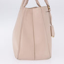 PRADA Galleria Hand Bag Safiano Pink Gold Auth 204365-5