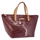 LOUIS VUITTON Monogram Vernis Bellevue PM Hand Bag Violet M93584 LV Auth 204368V-1