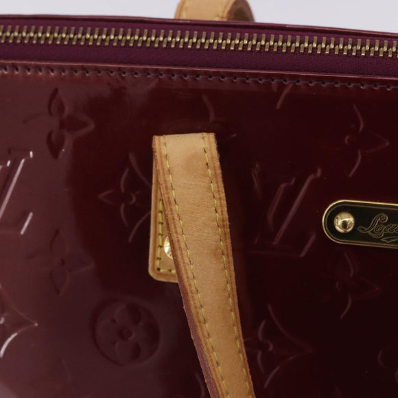 LOUIS VUITTON Monogram Vernis Bellevue PM Hand Bag Violet M93584 LV Auth 204368V