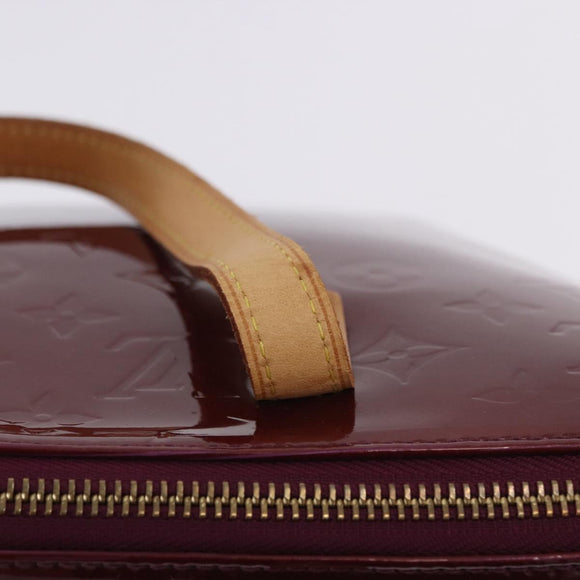 LOUIS VUITTON Monogram Vernis Bellevue PM Hand Bag Violet M93584 LV Auth 204368V