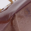 LOUIS VUITTON Monogram Vernis Bellevue PM Hand Bag Violet M93584 LV Auth 204368V-20
