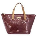 LOUIS VUITTON Monogram Vernis Bellevue PM Hand Bag Violet M93584 LV Auth 204368V-13