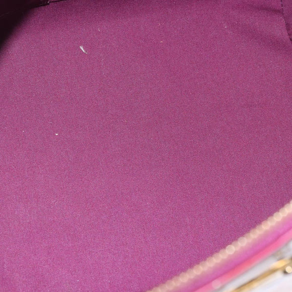 LOUIS VUITTON Monogram Vernis Bellevue PM Hand Bag Violet M93584 LV Auth 204368V