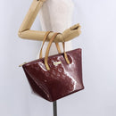 LOUIS VUITTON Monogram Vernis Bellevue PM Hand Bag Violet M93584 LV Auth 204368V-30