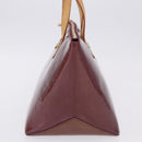 LOUIS VUITTON Monogram Vernis Bellevue PM Hand Bag Violet M93584 LV Auth 204368V-3
