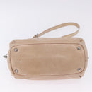 Miu Miu Hand Bag Leather 2way Pink Silver Auth 204371A-6