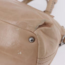 Miu Miu Hand Bag Leather 2way Pink Silver Auth 204371A-23