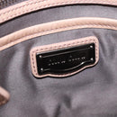 Miu Miu Hand Bag Leather 2way Pink Silver Auth 204371A-27
