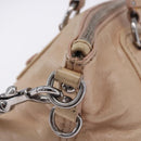 Miu Miu Hand Bag Leather 2way Pink Silver Auth 204371A-4