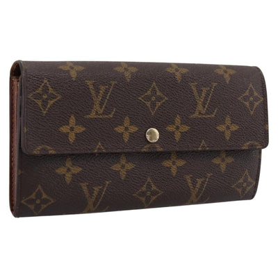LOUIS VUITTON Monogram Portefeuille Sarah Long Wallet M61734 LV Auth 204373