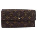 LOUIS VUITTON Monogram Portefeuille Sarah Long Wallet M61734 LV Auth 204373-13
