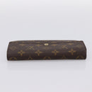 LOUIS VUITTON Monogram Portefeuille Sarah Long Wallet M61734 LV Auth 204373-5