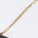 Salvatore Ferragamo Gancini Chain Shoulder Bag Leather Black Gold Auth 204374A-9