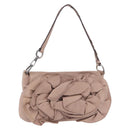 SAINT LAURENT Naja Shoulder Bag Leather Pink Silver Auth 204375-1
