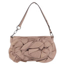 SAINT LAURENT Naja Shoulder Bag Leather Pink Silver Auth 204375-13