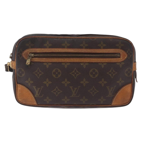 LOUIS VUITTON Monogram Marly Dragonne GM Clutch Bag M51825 LV Auth 204376
