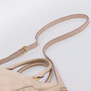 Miu Miu Hand Bag Vitellolux 2way Pink Gold Auth 204377A-10
