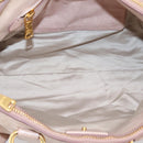 Miu Miu Hand Bag Vitellolux 2way Pink Gold Auth 204377A-11