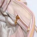 Miu Miu Hand Bag Vitellolux 2way Pink Gold Auth 204377A-22