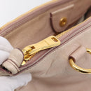 Miu Miu Hand Bag Vitellolux 2way Pink Gold Auth 204377A-24