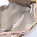 Miu Miu Hand Bag Vitellolux 2way Pink Gold Auth 204377A-25