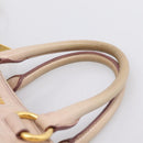 Miu Miu Hand Bag Vitellolux 2way Pink Gold Auth 204377A-8