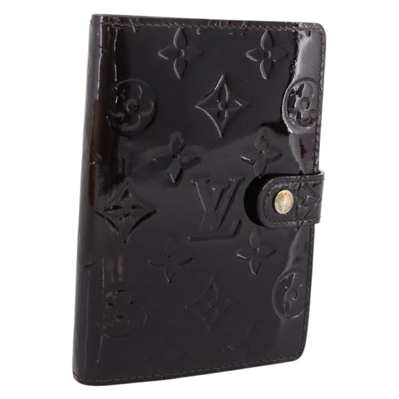 LOUIS VUITTON Monogram Vernis Agenda PM Cover Amarante R21026 LV Auth 204380A